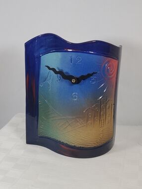 Pottery Abstract Clock